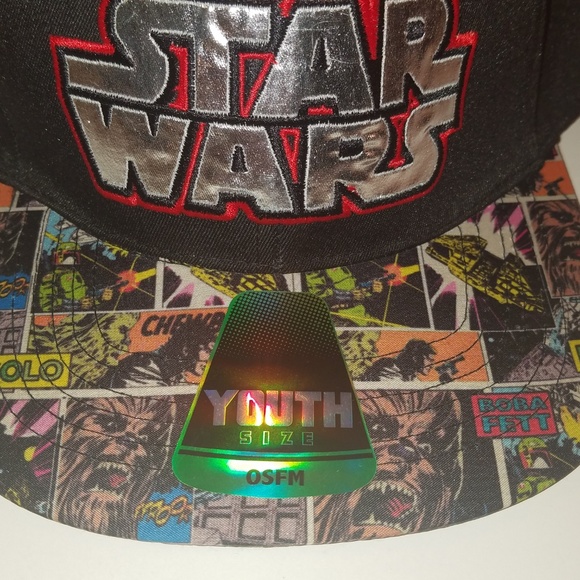 Disney star wars snapback youth cap adjustable nwt - Picture 2 of 5